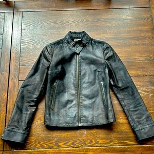 Miu Miu Vintage Distressed Moto Jacket